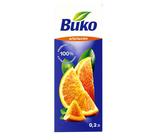 Вико Апельсиновый сок 0,2л